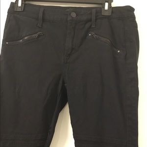 Joe’s Black biker denim jeans